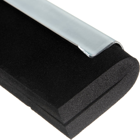 Flo-Pac® SQUEEGEE REINFORCED SOFT BLACK FOAM RUBBER BLACK 30