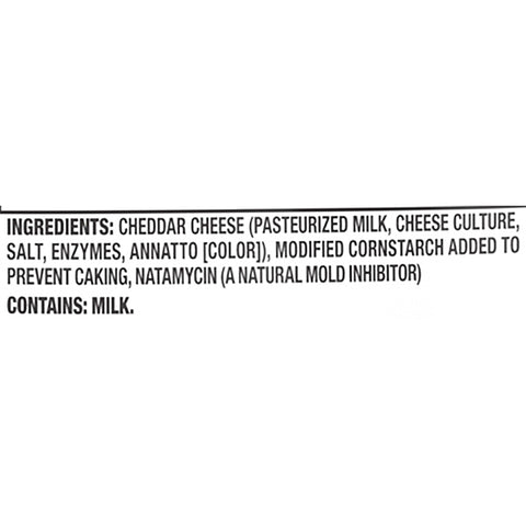Taco Bell - Taco Night Shredded Cheddar Cheese, 7 Ounce -- 12 per case.