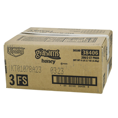 Keebler Honey Graham Crackers, 0.49 Ounce -- 200 per case