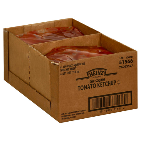 Heinz Low Sodium Ketchup, 114 Ounce.