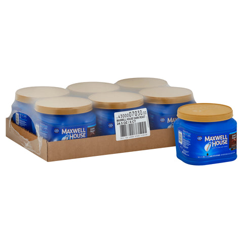 Maxwell House Dark Roast Ground Coffee, 1.531 Pound -- 6 per case.