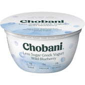 Chobani YOGURT GREEK BLUEBERRY WILD LESS SUGAR