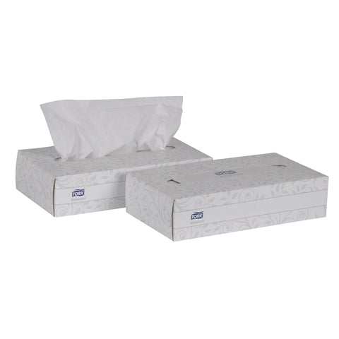 Tissue Facial Flat Box White 2-ply 8.2x7.9