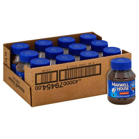 Maxwell House Instant Coffee - 4 oz. jar, 12 jars per case