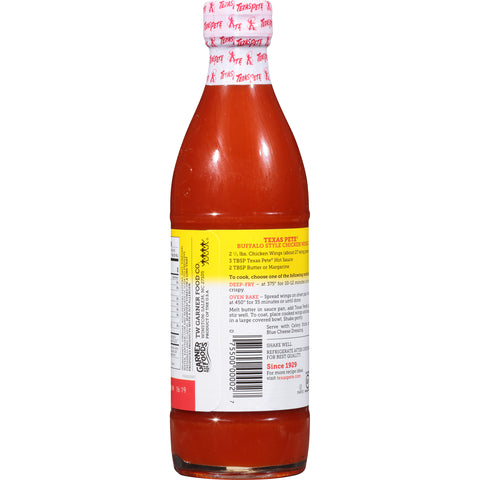 Texas Pete® SAUCE HOT GLASS BOTTLE