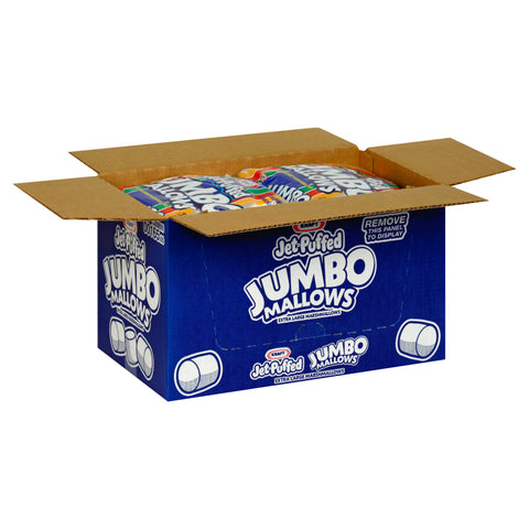Jet Puffed Jumbo Marshmallow Snack, 24 Ounce -- 8 per case.