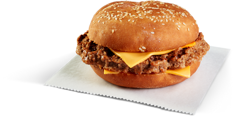 Advance Pierre Big A Angus Charbroil Sandwich with Cheese, 8.51 Ounce -- 12 per case.