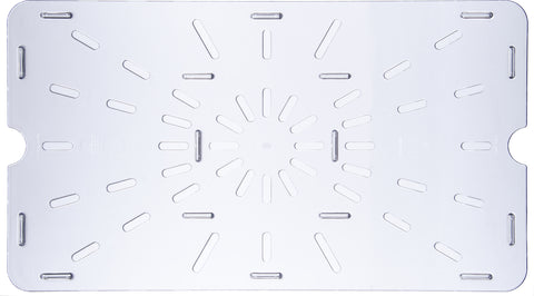 StorPlus™ DRAIN GRATE FOOD PAN PC FULL SIZE CLEAR