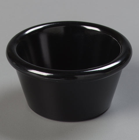 Carlisle RAMEKIN SMOOTH MELAMINE BLACK 2 OZ