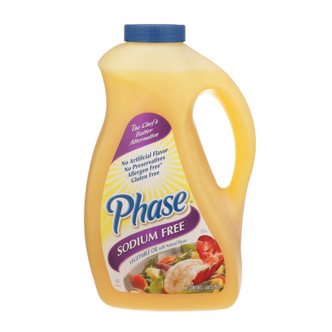 Phase No Sodium Liquid Oil, 1 Gallon -- 3 Per Case