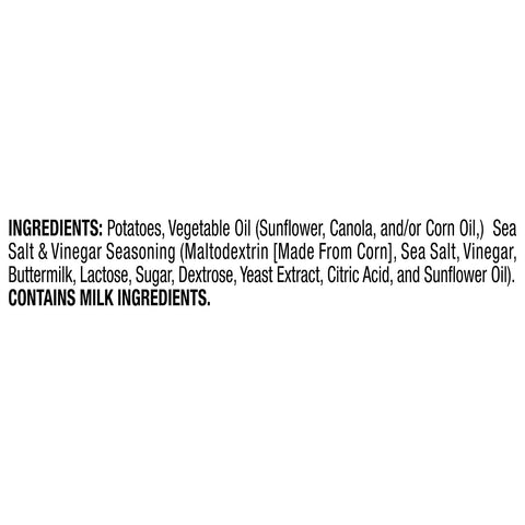 Chip Potato Kettle Cooked Sea Salt & Vinegar Large Single Serve