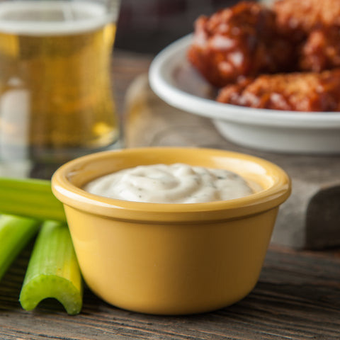 Carlisle RAMEKIN SMOOTH MELAMINE HONEY YELLOW 4 OZ