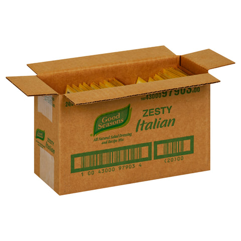 Good Seasons Zesty Italian Dressing Mixed, 0.6 Ounce -- 24 Case