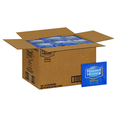 Maxwell House Ultra Roast and Ground In-Room Coffee, 0.4 ounce -- 100 per case