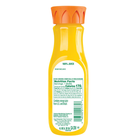 Pepsico Tropicana Pure Premium Original Orange Juice, 12 Ounce -- 12 per case.