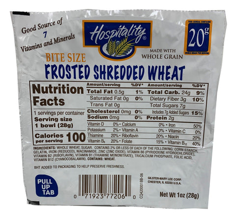 Gilster Mary Lee CEREAL SHREDDED WHEAT BITE SIZE