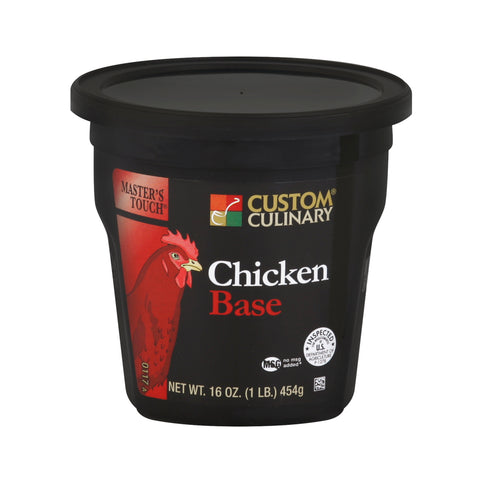 Custom Culinarys 0117 Custom Red Label Chicken Base, No Msg Added, 1 Pound -- 6 per case.