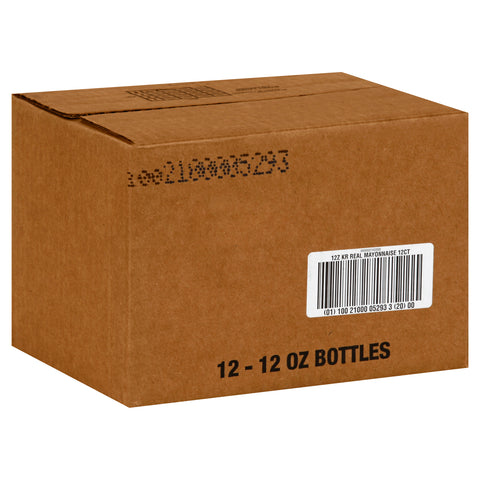 Kraft Real Mayonnaise, 12 Fluid Ounce -- 12 per case.