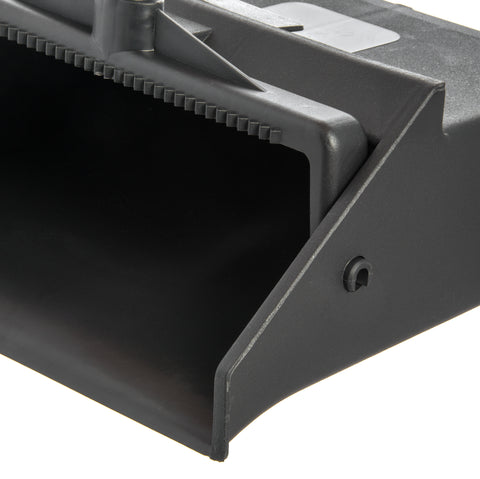 Carlisle PAN DUST LOBBY WITH 2-PIECE HANDLE - BLACK