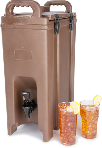 Carlisle DISPENSER BEVERAGE SERVER CATERAIDE™ LD INSULATED BROWN 5 GAL