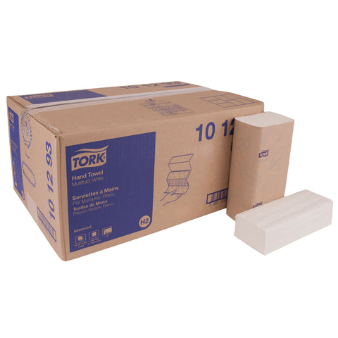 Tork Advanced Xpress® TOWEL HAND MULTIFOLD 3-PANEL WHITE 2-PLY 9.5X9.1