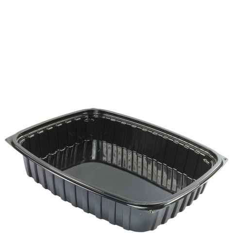 Dart ClearPac® CONTAINER PLASTIC BLACK 1-COMPARTMENT 30 OZ