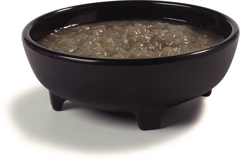 Carlisle RAMEKIN MOLCAJETE MELAMINE BLACK 8 OZ