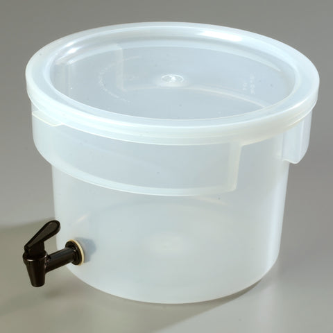 Carlisle DISPENSER BEVERAGE W/ LID AND FAUCET 3 GAL PP