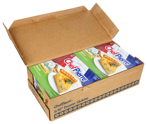 Sara Lee Chef Pierre Unbaked Broccoli Quiche, 10 inch -- 6 per case.