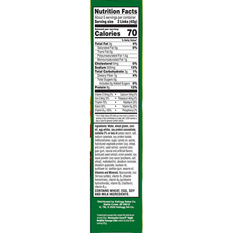 Morningstar Farms® VEGGIE BREAKFAST SAUSAGE LINKS