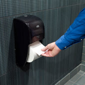 Tork® DISPENSER BATH TISSUE ROLL HIGH CAPACITY BLACK