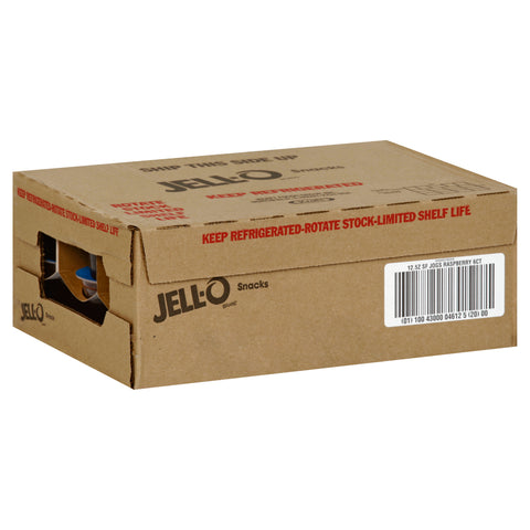 Gelatin Raspberry Sugar Free Single Serve Cup Refrigerated