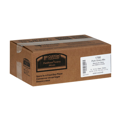 Custom Culinary PanRoast Pork Flavored Gravy Mix, 12 Ounce -- 8 per case.