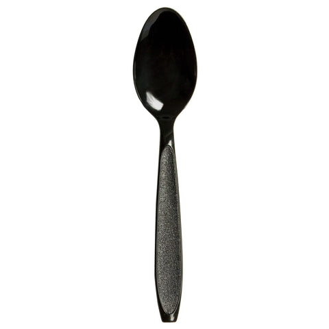 Spoon Tea Plastic Heavy Weight Black Ps