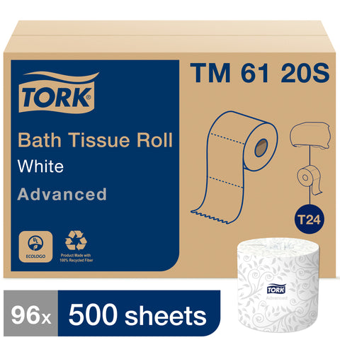 Tork Advanced TISSUE BATH WHITE 2-PLY 4X3.75