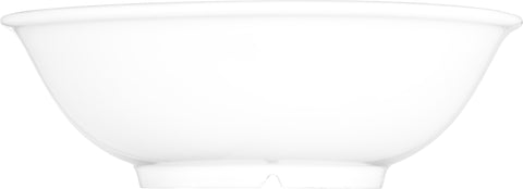 Bowl Serving Footed Melamine White 36 Oz