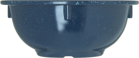 Carlisle BOWL NAPPIE RIMMED DALLAS WARE® MELAMINE CAFÉ BLUE 14 OZ