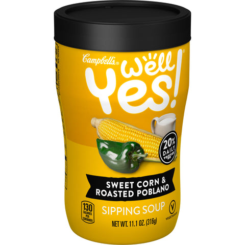 Well Yes SOUP SIP CORN ROASTED POBLANO