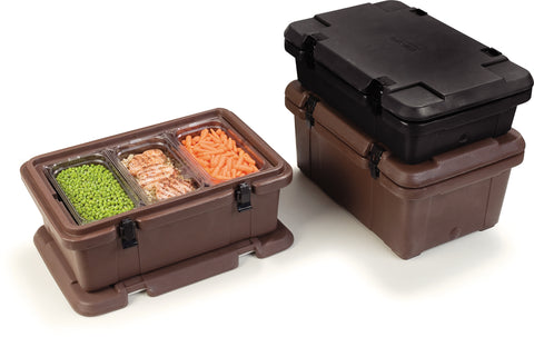 Carlisle CARRIER PAN CATERAIDE™ COMBINATION INSULATED BROWN 24 QT