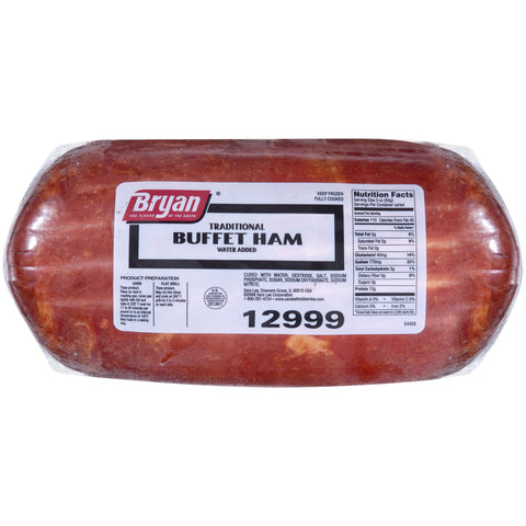 Bryan® HAM BONELESS BUFFET FLAT WATER ADDED FROZEN