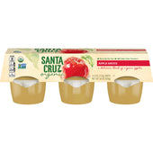 Santa Cruz APPLESAUCE UNSWEETENED ORGANIC SINGLE SERVE CUP