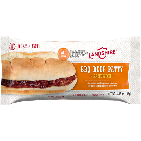 Landshire® SANDWICH RANCH STEAK SUB IW 4.87 OZ 10000030091