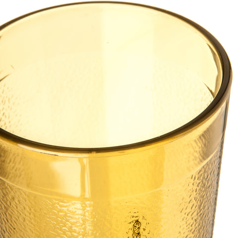 Carlisle TUMBLER STACKABLE™ SAN PLASTIC AMBER 8 OZ