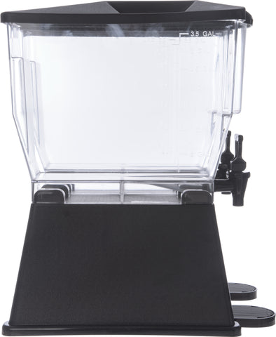 Carlisle DISPENSER TRIMLINE™ PREMIUM DOUBLE BASE BLACK 2/3.5 GAL