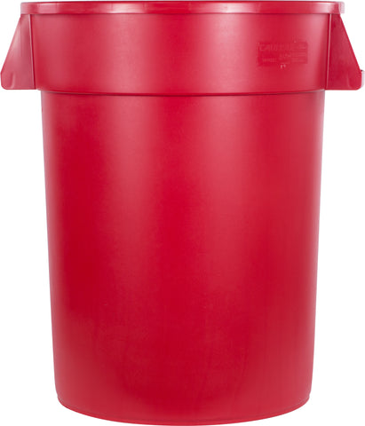 Carlisle CONTAINER WASTE BRONCO™ ROUND RED 32 GAL