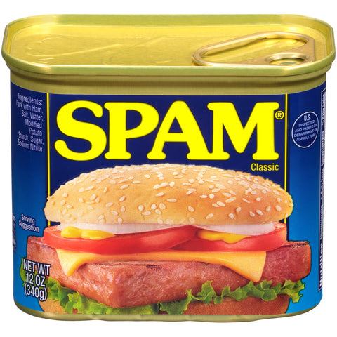 Spam Classic Lunch Meat, 12 Ounce -- 12 per case