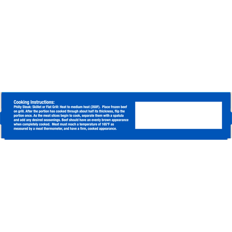 Minuteman® BEEF STEAK THIN SLICED 10000083000