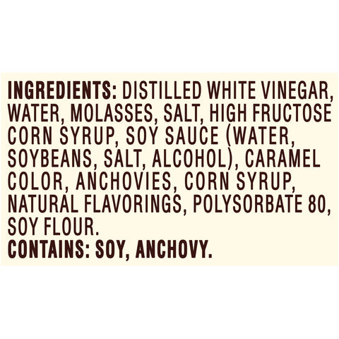 Worcestershire Sauce, 12 Ounce -- 12 Case