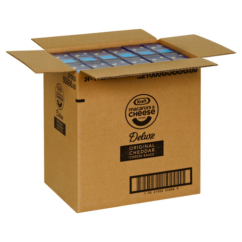 Kraft Macaroni Deluxe & Cheese Dinner Entree, 14 Ounce -- 24 Case