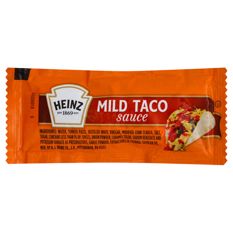 Heinz Mild Taco Sauce Single Serve, 9 Gram -- 200 per case